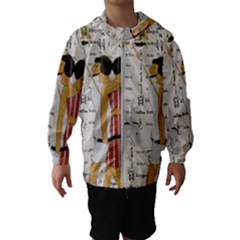 Egyptian Design Men Worker Slaves Kids  Hooded Windbreaker by Mog4mog4