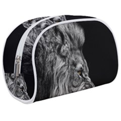 Roar Angry Male Lion Black Make Up Case (medium) by Mog4mog4