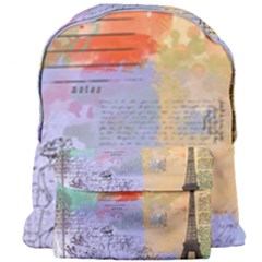 Scrapbook Paris Vintage France Giant Full Print Backpack by Mog4mog4