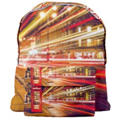 Telephone Booth Red London England Giant Full Print Backpack by Mog4mog4