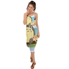 My Neighbor Totoro Totoro Waist Tie Cover Up Chiffon Dress by Mog4mog4