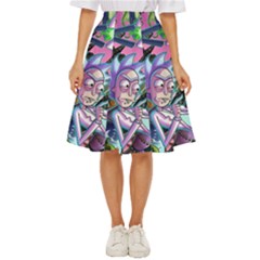 Cartoon Parody Time Travel Ultra Pattern Classic Short Skirt by Mog4mog4