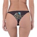 Astronaut Playing Guitar Parody Reversible Bikini Bottoms View2