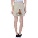 Tiger Sitting Beside Boy Painting Parody Cartoon Tennis Skirt View2