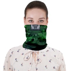 Technology Computer Chip Electronics Industry Circuit Board Face Covering Bandana (adult) by Bakwanart