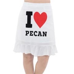 I Love Pecan Fishtail Chiffon Skirt by ilovewhateva