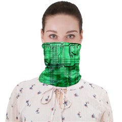 Green Circuit Board Computer Face Covering Bandana (adult) by Bakwanart