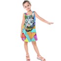 Kitten Cat Pet Animal Adorable Fluffy Cute Kitty Kids  Sleeveless Dress View1