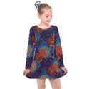 Background Graphic Beautiful Kids  Long Sleeve Dress View1