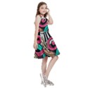 Doodle Colorful Music Doodles Kids  Skater Dress View3