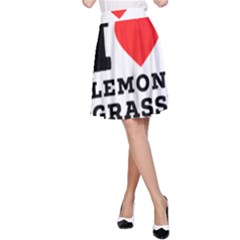 I Love Lemon Grass A-line Skirt by ilovewhateva