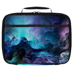 Abstract Graphics Nebula Psychedelic Space Full Print Lunch Bag by 99art