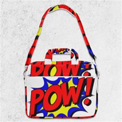 Pow Comic Comic Book Fight Macbook Pro 13  Shoulder Laptop Bag  by 99art