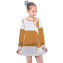 Corgi Dog Puppy Kids  Long Sleeve Dress View1