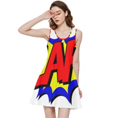 Zap Comic Book Fight Inside Out Racerback Dress by 99art