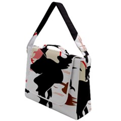 Bat Broom Broomstick Box Up Messenger Bag by 99art