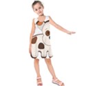 Animation-dog-cute-cartoon-drawing Kids  Sleeveless Dress View1