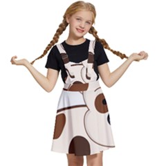 Animation-dog-cute-cartoon-drawing Kids  Apron Dress by 99art