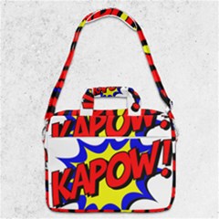 Kapow-comic-comic-book-fight Macbook Pro 13  Shoulder Laptop Bag  by 99art