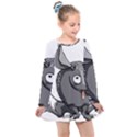 Animal-armadillo-armored-ball- Kids  Long Sleeve Dress View1