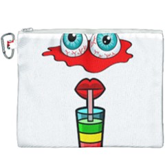 Animation-eyes-cartoon-cute-comic Canvas Cosmetic Bag (xxxl) by 99art