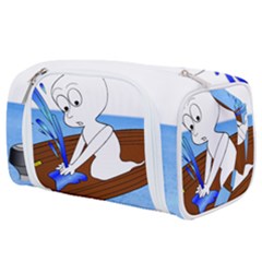 Spirit-boat-funny-comic-graphic Toiletries Pouch by 99art