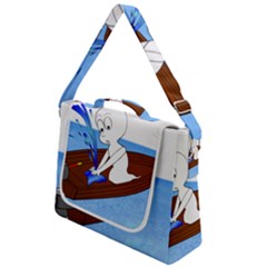 Spirit-boat-funny-comic-graphic Box Up Messenger Bag by 99art