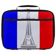 Eiffel-tower-france-flag-tower- Full Print Lunch Bag by 99art