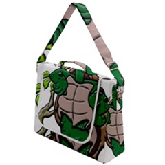 Amphibian-animal-cartoon-reptile Box Up Messenger Bag by 99art