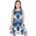 Skull Drawing Kids  Skater Dress View1