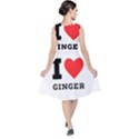 I love ginger V-Neck Midi Sleeveless Dress  View2