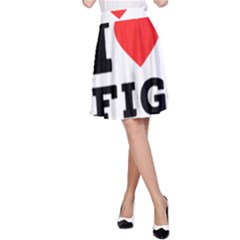 I Love Fig  A-line Skirt by ilovewhateva