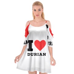 I Love Durian Cutout Spaghetti Strap Chiffon Dress by ilovewhateva