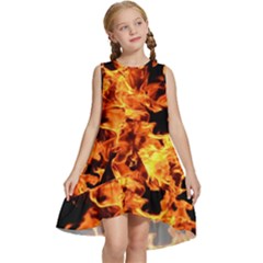 Live Coals Kids  Frill Swing Dress by artworkshop