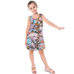 Nature Beautiful Rainbow Kids  Sleeveless Dress by artworkshop