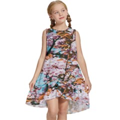 Nature Beautiful Rainbow Kids  Frill Swing Dress by artworkshop