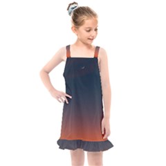 Sky Gradient Kids  Overall Dress by artworkshop