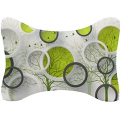 Circles Still Life Seat Head Rest Cushion by B30l