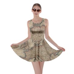 Old Vintage Classic Map Of Europe Skater Dress by B30l