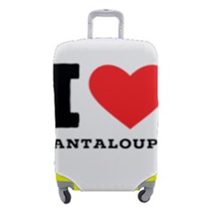 I Love Cantaloupe  Luggage Cover (small) by ilovewhateva