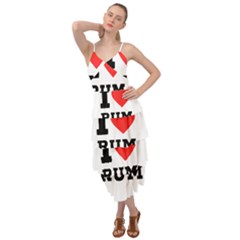 I Love Rum Layered Bottom Dress by ilovewhateva