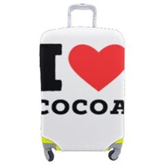 I Love Cocoa Luggage Cover (medium) by ilovewhateva