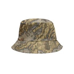 Iceland Cartography Map Renaissance Bucket Hat (kids) by B30l