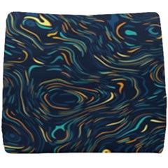 Colorful Abstract Pattern Creative Colorful Line Linear Background Seat Cushion by B30l