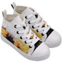 Variety Of Fruit Water Berry Food Splash Kiwi Grape Kids  Mid-Top Canvas Sneakers View3