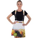 Variety Of Fruit Water Berry Food Splash Kiwi Grape Velvet Suspender Skater Skirt View1