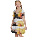 Variety Of Fruit Water Berry Food Splash Kiwi Grape Kids  Short Sleeve Tiered Mini Dress View2