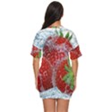 Red Strawberries Water Squirt Strawberry Fresh Splash Drops Just Threw It On Dress View4