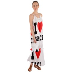 I Love Baci  Cami Maxi Ruffle Chiffon Dress by ilovewhateva