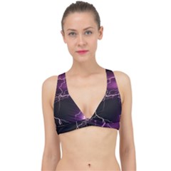 Storm Flashlight Space Nature Classic Banded Bikini Top by Cowasu